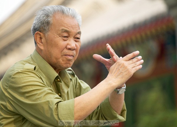 Performing Tai Chi in the Gardens of the Forbidden City, Beijing