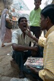Roadside dentist, Varanasi