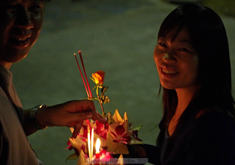 Loi Krathong (Floating Lantern) Festival, Chiangmai, Thailand