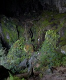 "Fairy" and "Wind" Caves, Bau, Sarawak, East Malaysia (Borneo) (Look for the humans in the picture to appreciate the scale of the cave)