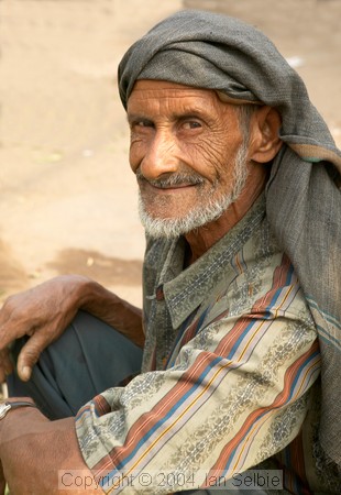 Portrait of a street vendor, Old Delhi