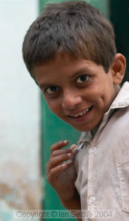 Nizammudin district, Delhi.  One of the oldest and poorest districts, yet I always got smiles, especially from the children.