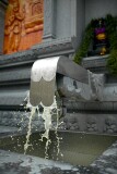 Fountain of milk on the birthday of Lord Ganesha at Sri Senpaga Vinayagar Temple, Ceylon Road, Singapore