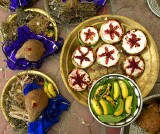 Offerings for the birthday of Lord Ganesha at Sri Senpaga Vinayagar Temple, Ceylon Road, Singapore