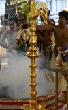 Dousing of the flames on  the birthday of Lord Ganesha at Sri Senpaga Vinayagar Temple, Ceylon Road, Singapore