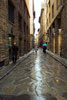 Wet street near Ponte Vecchio