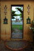 The gate of Kali's Guesthouse, Mersing