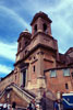At the top of the Spanish Steps in rather moody weather