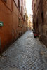 Side street near  the Trevi Fountain