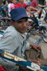 Pedicab driver waiting for his next fare