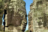 Two of the many faces of the Bayon