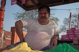 Selling colours for Holi Festival, Jaipur