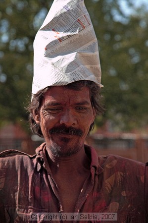 Celebrating Holi Festival, Jaipur