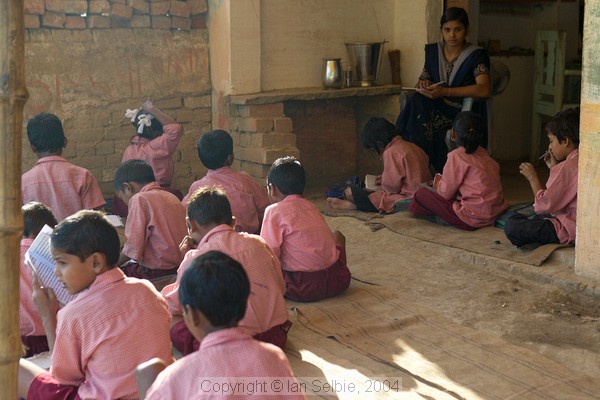 Village school near Varanasi