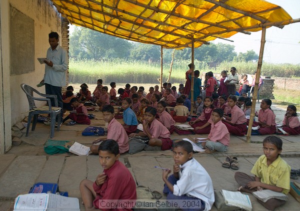 Village school near Varanasi