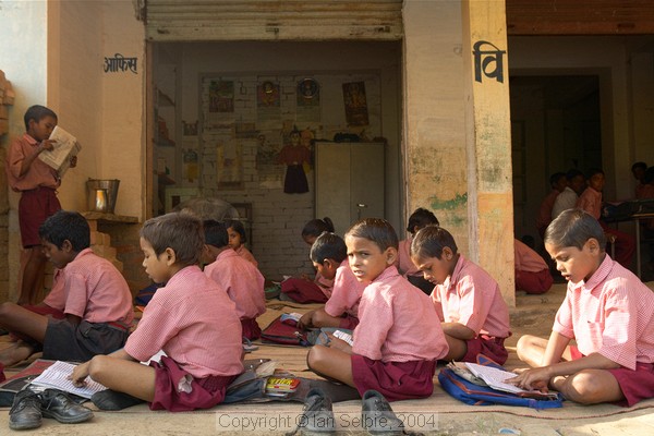 Village school near Varanasi