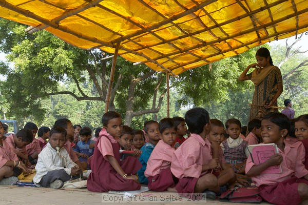 Village school near Varanasi