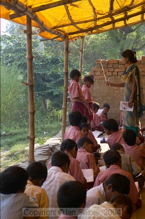 Village school near Varanasi