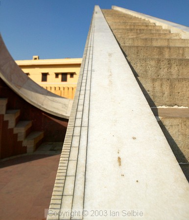 The Nari Valaya Yantra (Sundial) at the Jantar Mantar (Observatory) of Sawai Jai Singh, Jaipur
