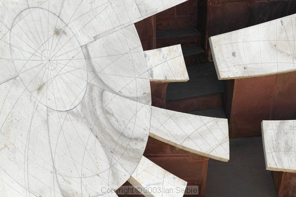 TheYantra Raj (astrolabe) at the Jantar Mantar (Observatory) of Sawai Jai Singh, Jaipur