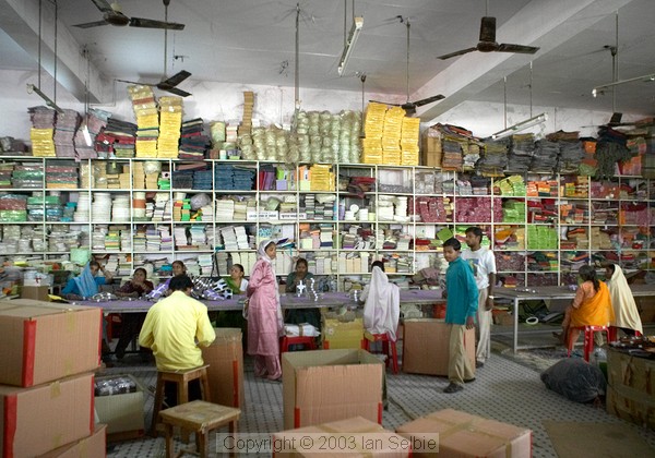 Packing paper at the factory, Jaipur