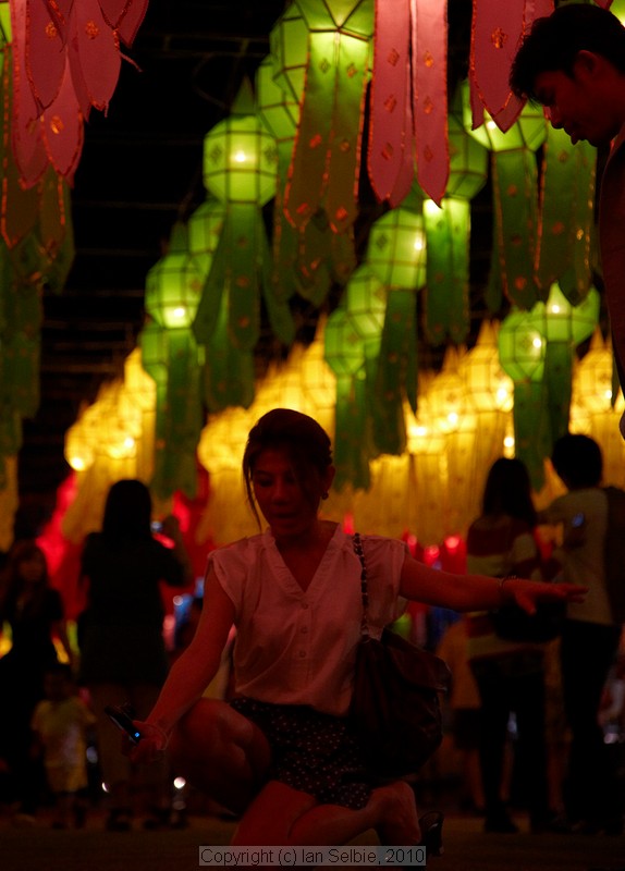 Loi Krathong (Floating Lantern) Festival, Chiangmai, Thailand