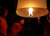 Loi Krathong (Floating Lantern) Festival, Chiangmai, Thailand
