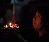 Loi Krathong (Floating Lantern) Festival, Chiangmai, Thailand