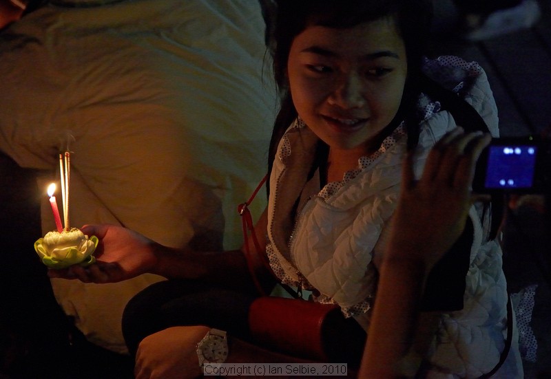 Loi Krathong (Floating Lantern) Festival, Chiangmai, Thailand