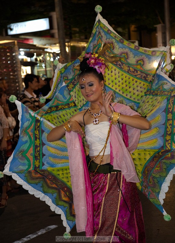 Loi Krathong (Floating Lantern) Festival, Chiangmai, Thailand