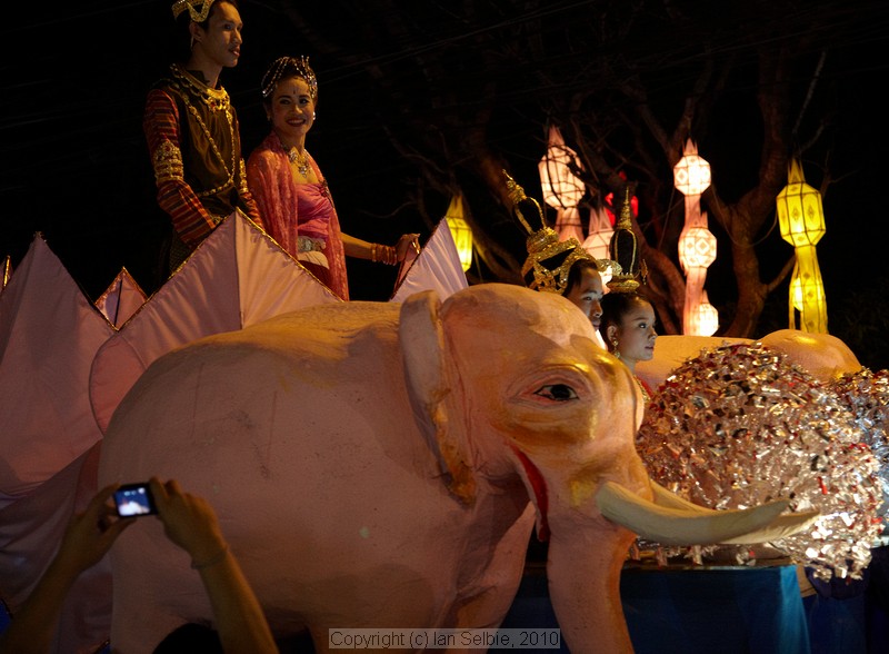 Loi Krathong (Floating Lantern) Festival, Chiangmai, Thailand