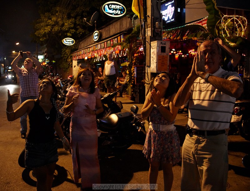 Loi Krathong (Floating Lantern) Festival, Chiangmai, Thailand