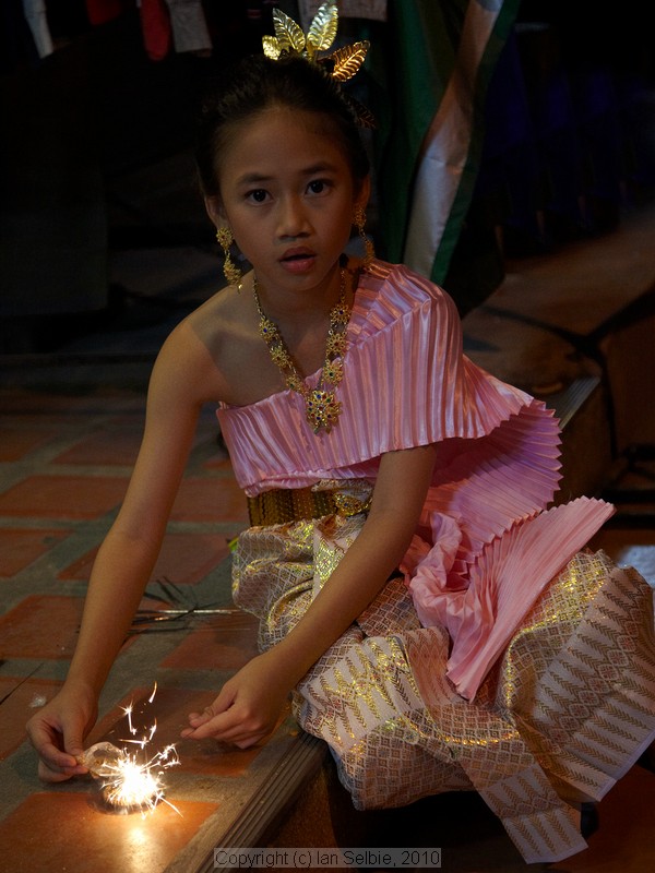 Loi Krathong (Floating Lantern) Festival, Chiangmai, Thailand