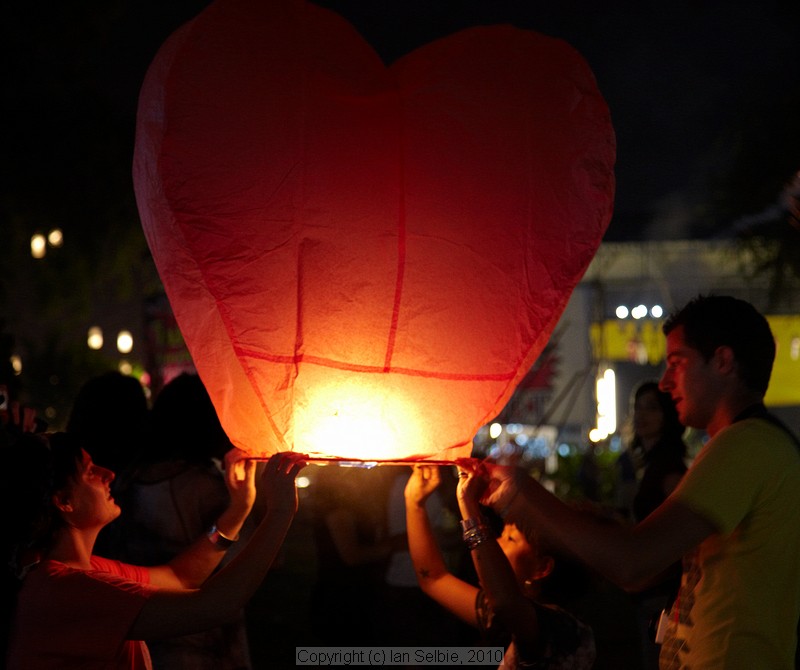 Loi Krathong (Floating Lantern) Festival, Chiangmai, Thailand