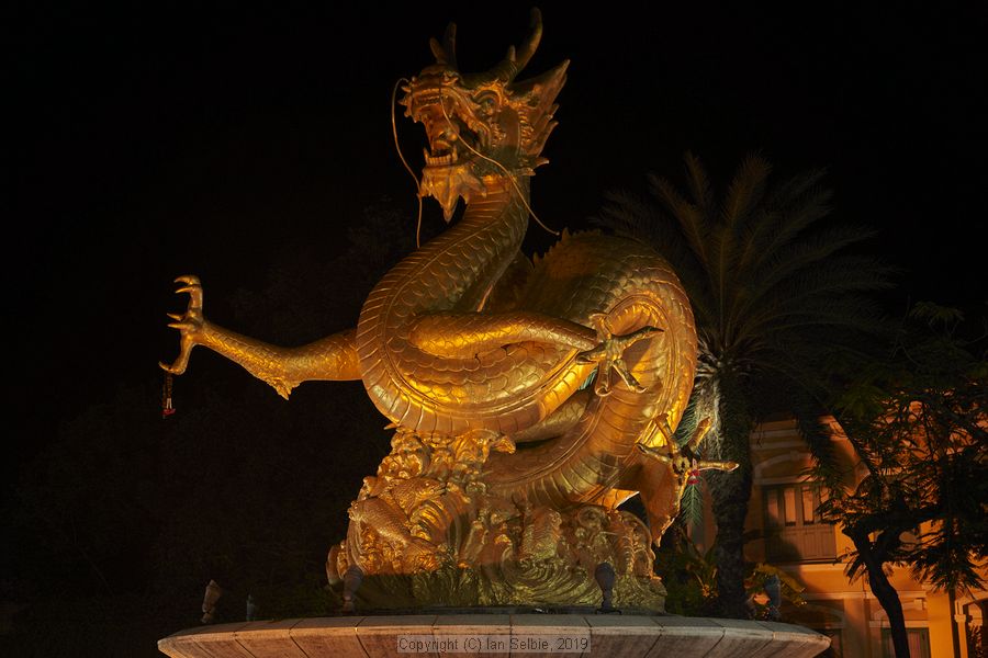 Hai Leng Ong Statue (Golden Dragon), Phuket City, Phuket, Thailand