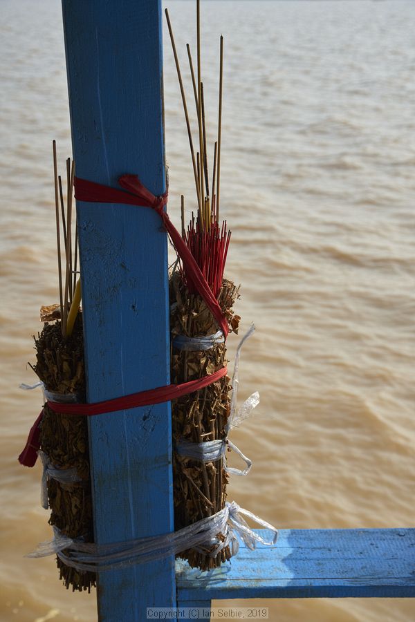 Fishing community in Kampong Phluk on Tonle Sap lake in Cambodia