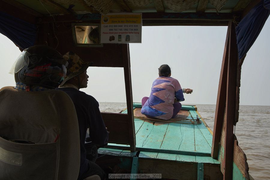 Fishing community in Kampong Phluk on Tonle Sap lake in Cambodia