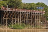 Fishing community in Kampong Phluk on Tonle Sap lake in Cambodia