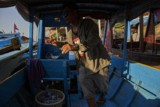 Fishing community in Chong Khneas on the Siem Reap river and floating on the Tonle Sap lake in Cambodia