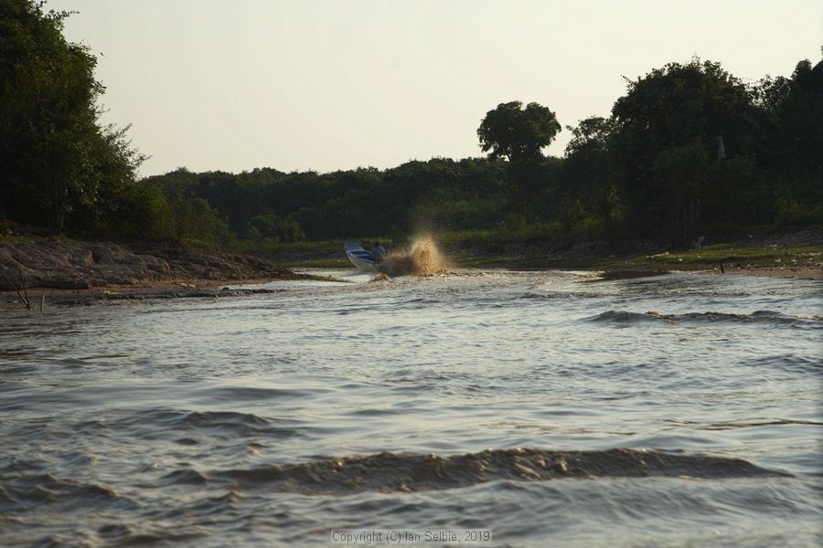 Fishing community in Chong Khneas on the Siem Reap river and floating on the Tonle Sap lake in Cambodia