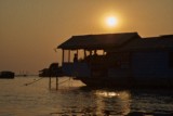 Fishing community in Chong Khneas on the Siem Reap river and floating on the Tonle Sap lake in Cambodia