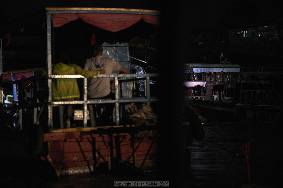 Fishing community in Chong Khneas on the Siem Reap river and floating on the Tonle Sap lake in Cambodia
