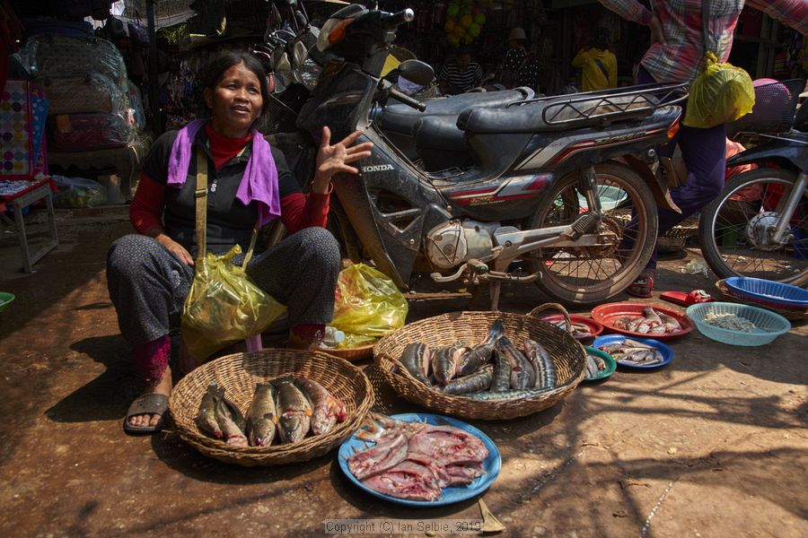 Psar Kraoum Market, Siem Reap, Cambodia