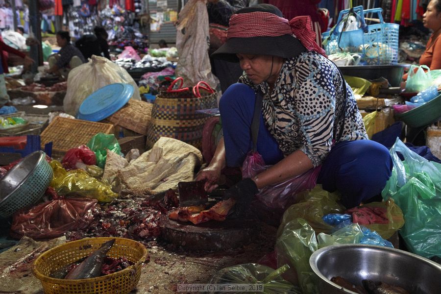 Psar Kraoum Market, Siem Reap, Cambodia