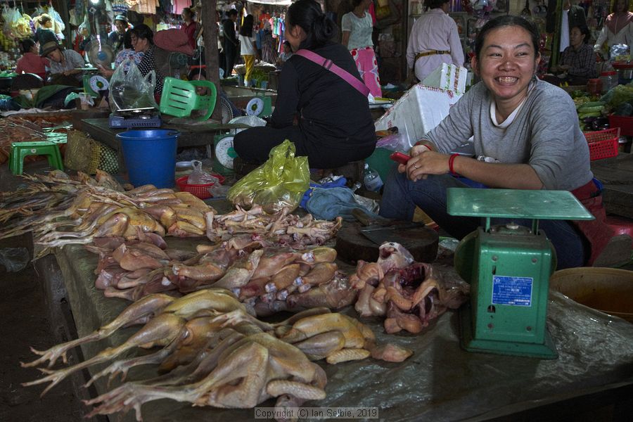 Psar Kraoum Market, Siem Reap, Cambodia