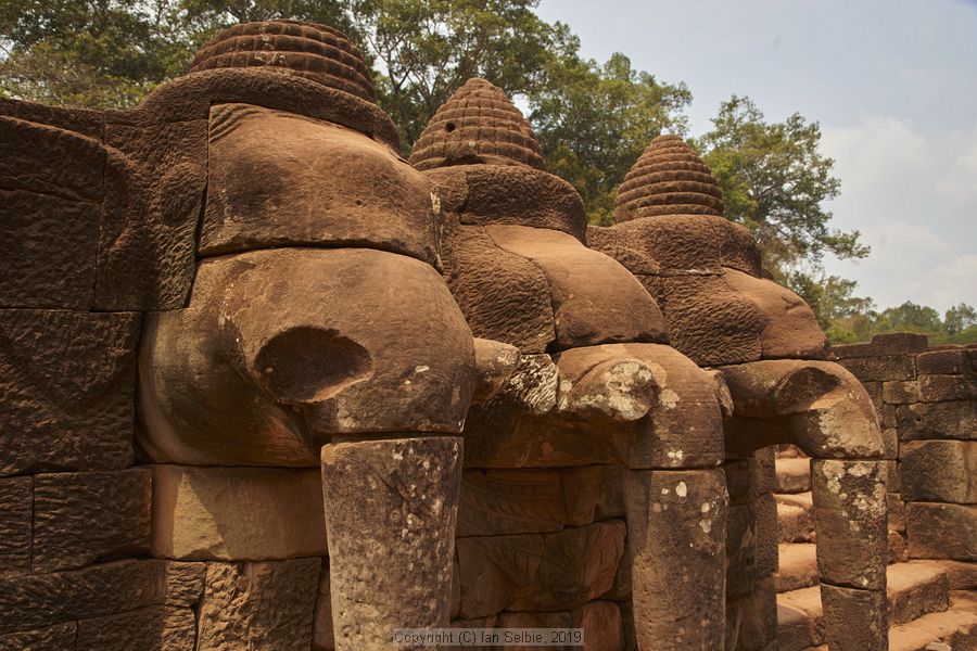 Terrace of the Elephants, Siem Reap, Cambodia