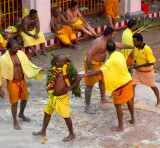 Thimithi (fire walkers) festival, Singapore